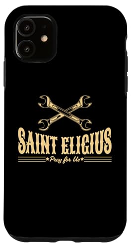 St. Eligius katholischer Schutzpatron der Mechaniker Autoschlüssel Hülle für iPhone 11 von Happy Catholics