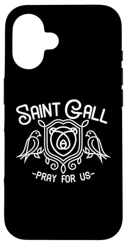 St. Gall Gallus Bird Geschenke Katholische irische Heilige Hülle für iPhone 16 von Happy Catholics
