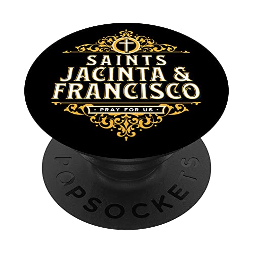St. Jacinta Marto katholischer Heiliger Francisco Marto der Fatima PopSockets mit austauschbarem PopGrip St. Jacinta Marto katholischer Heiliger Francisco Marto der Fatima PopSockets mit austauschbarem PopGrip von Happy Catholics