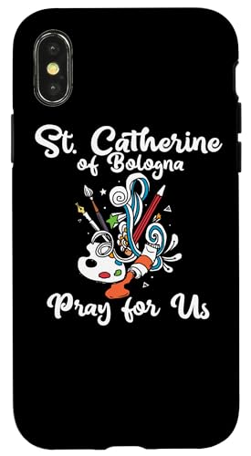 St. Katharina von Bologna Schutzpatronin der Künstler Kunst Hülle für iPhone X/XS St. Katharina von Bologna Schutzpatronin der Künstler Kunst Hülle für iPhone X/XS von Happy Catholics
