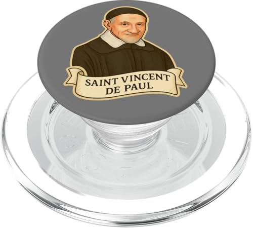 Vincent de Paul Französische Katholische Heilige Wohltätigkeitsorganisation PopSockets PopGrip für MagSafe von Happy Catholics