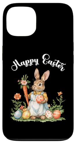 Happy Easter Bunny Karotte Ostereier Osterhase Kunstwerk Hülle für iPhone 13 von Happy Easter Day Celebration