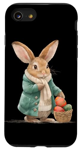 Hülle für iPhone SE (2020) / 7 / 8 Frohe Ostern Häschen Ostereier Korb Osterkostüm von Happy Easter Day Celebration