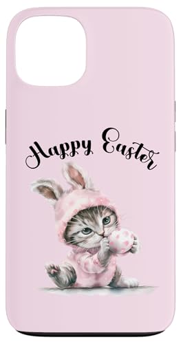 Osterhase Osterkostüm Eiersuche süße Katze Frohe Ostern Hülle für iPhone 13 von Happy Easter Day Celebration