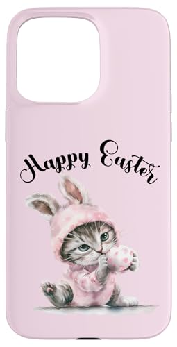 Osterhase Osterkostüm Eiersuche süße Katze Frohe Ostern Hülle für iPhone 15 Pro Max von Happy Easter Day Celebration
