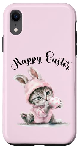 Osterhase Osterkostüm Eiersuche süße Katze Frohe Ostern Hülle für iPhone XR Osterhase Osterkostüm Eiersuche süße Katze Frohe Ostern Hülle für iPhone XR von Happy Easter Day Celebration