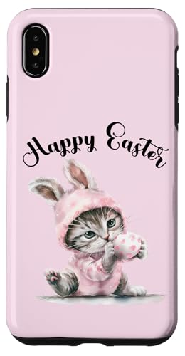 Osterhase Osterkostüm Eiersuche süße Katze Frohe Ostern Hülle für iPhone XS Max von Happy Easter Day Celebration