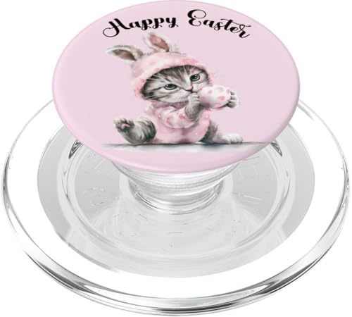 Osterhase Osterkostüm Eiersuche süße Katze Frohe Ostern PopSockets PopGrip für MagSafe Osterhase Osterkostüm Eiersuche süße Katze Frohe Ostern PopSockets PopGrip für MagSafe von Happy Easter Day Celebration