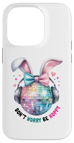 Discokugel mit Schleifenband "Don't Worry Be Hoppy" Hülle für iPhone 14 Pro Discokugel mit Schleifenband "Don't Worry Be Hoppy" Hülle für iPhone 14 Pro von Happy Easter Day Gifts & Apparel