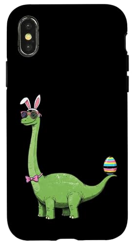 Dinosaurier Häschen Ohr Ei Ostertag Dinosaurier Dino Jungen Hülle für iPhone X/XS Dinosaurier Häschen Ohr Ei Ostertag Dinosaurier Dino Jungen Hülle für iPhone X/XS von Happy Easter Shirts For Women Men Kids