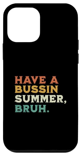 Have A Bussin Summer Bruh Lustiger Schulfreizeiter-Kind Hülle für iPhone 12 mini Have A Bussin Summer Bruh Lustiger Schulfreizeiter-Kind Hülle für iPhone 12 mini von Happy Last Day of School Outfit Gifts