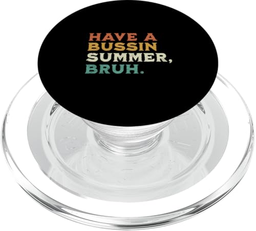 Have A Bussin Summer Bruh Lustiger Schulfreizeiter-Kind PopSockets PopGrip für MagSafe Have A Bussin Summer Bruh Lustiger Schulfreizeiter-Kind PopSockets PopGrip für MagSafe von Happy Last Day of School Outfit Gifts