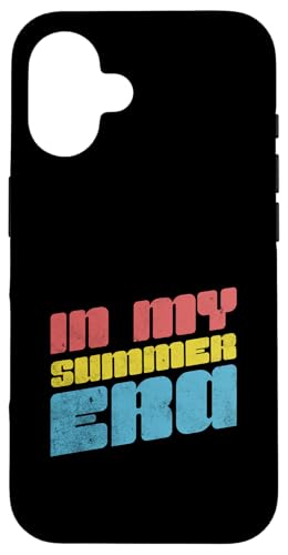 In My Summer Era Retro Last Day of School Jungen Mädchen Kinder Hülle für iPhone 16 von Happy Last Day of School Outfit Gifts