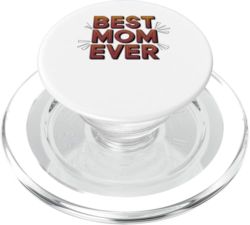 Best Mom Ever Mama Mommy Muttertag Grafik Tee niedlich PopSockets PopGrip für MagSafe Best Mom Ever Mama Mommy Muttertag Grafik Tee niedlich PopSockets PopGrip für MagSafe von Happy Mother's Day Graphic Tee