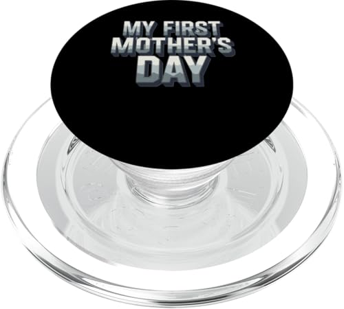 Damen My First Mother's Day Present for New Moms Graphic PopSockets PopGrip für MagSafe von Happy Mother's Day Graphic Tee