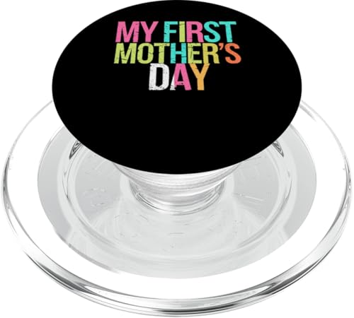 Mein erstes Muttertagsgeschenk Kleidung für die Mutterschaft neuer Mütter PopSockets PopGrip für MagSafe Mein erstes Muttertagsgeschenk Kleidung für die Mutterschaft neuer Mütter PopSockets PopGrip für MagSafe von Happy Mother's Day Graphic Tee