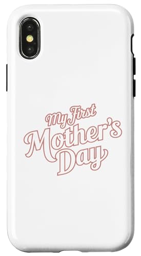 My First Mother's Day Damen Graphic Tee Mom's Day Hülle für iPhone X/XS My First Mother's Day Damen Graphic Tee Mom's Day Hülle für iPhone X/XS von Happy Mother's Day Graphic Tee