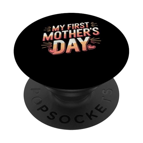 My First Mother's Day Damen Graphic Tee Mom's Day PopSockets Klebender PopGrip My First Mother's Day Damen Graphic Tee Mom's Day PopSockets Klebender PopGrip von Happy Mother's Day Graphic Tee