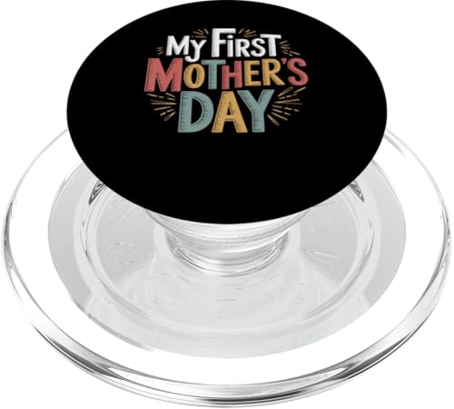 Süßes Grafik-T-Shirt „Mein erstes Muttertagsoutfit für frischgebackene Mütter“ PopSockets PopGrip für MagSafe Süßes Grafik-T-Shirt „Mein erstes Muttertagsoutfit für frischgebackene Mütter“ PopSockets PopGrip für MagSafe von Happy Mother's Day Graphic Tee