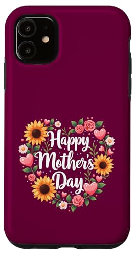 Floral Sunflowers Shirt for Mom Grandma Happy Mother's Day Hülle für iPhone 11 von Happy Mother's Day Mama Floral Gift Tees