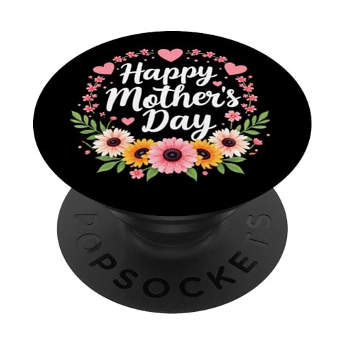 Floral Sunflowers Shirt for Mom Grandma Happy Mother's Day PopSockets Klebender PopGrip Floral Sunflowers Shirt for Mom Grandma Happy Mother's Day PopSockets Klebender PopGrip von Happy Mother's Day Mama Floral Gift Tees