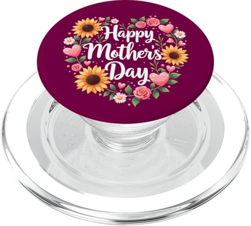 Floral Sunflowers Shirt for Mom Grandma Happy Mother's Day PopSockets PopGrip für MagSafe Floral Sunflowers Shirt for Mom Grandma Happy Mother's Day PopSockets PopGrip für MagSafe von Happy Mother's Day Mama Floral Gift Tees