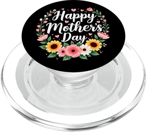 Floral Sunflowers Shirt for Mom Grandma Happy Mother's Day PopSockets PopGrip für MagSafe Floral Sunflowers Shirt for Mom Grandma Happy Mother's Day PopSockets PopGrip für MagSafe von Happy Mother's Day Mama Floral Gift Tees