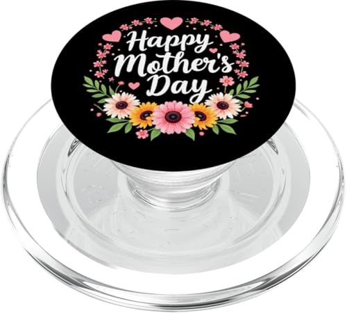 Floral Sunflowers Shirt for Mom Grandma Happy Mother's Day PopSockets PopGrip für MagSafe Floral Sunflowers Shirt for Mom Grandma Happy Mother's Day PopSockets PopGrip für MagSafe von Happy Mother's Day Mama Floral Gift Tees
