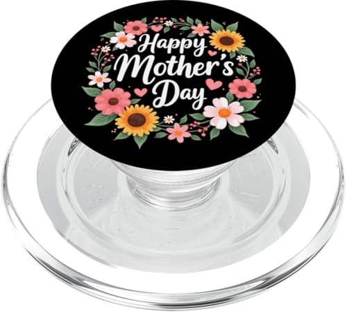 Floral Sunflowers Shirt for Mom Grandma Happy Mother's Day PopSockets PopGrip für MagSafe Floral Sunflowers Shirt for Mom Grandma Happy Mother's Day PopSockets PopGrip für MagSafe von Happy Mother's Day Mama Floral Gift Tees
