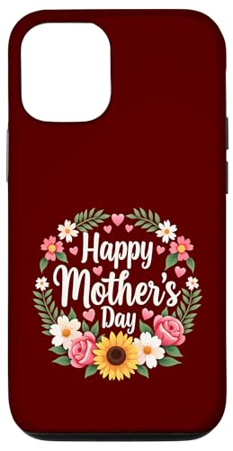 Happy Mother's Day Mama, süßes Blumenmuster für Ehefrau, Mama oder Oma Hülle für iPhone 12/12 Pro von Happy Mother's Day Mama Floral Gift Tees