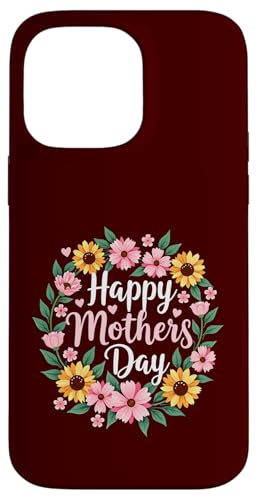 Happy Mother's Day Mama, süßes Blumenmuster für Ehefrau, Mama oder Oma Hülle für iPhone 14 Pro Max von Happy Mother's Day Mama Floral Gift Tees