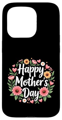 Happy Mother's Day Mama, süßes Blumenmuster für Ehefrau, Mama oder Oma Hülle für iPhone 15 Pro von Happy Mother's Day Mama Floral Gift Tees