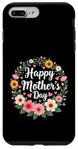 Happy Mother's Day Mama, süßes Blumenmuster für Ehefrau, Mama oder Oma Hülle für iPhone 7 Plus/8 Plus von Happy Mother's Day Mama Floral Gift Tees