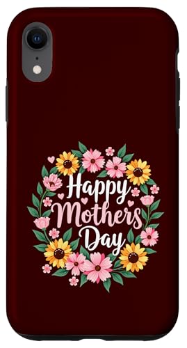 Happy Mother's Day Mama, süßes Blumenmuster für Ehefrau, Mama oder Oma Hülle für iPhone XR von Happy Mother's Day Mama Floral Gift Tees