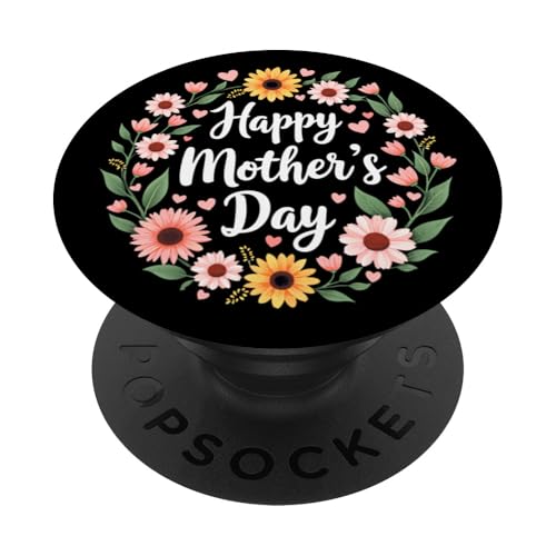 Happy Mother's Day Mama, süßes Blumenmuster für Ehefrau, Mama oder Oma PopSockets Klebender PopGrip Happy Mother's Day Mama, süßes Blumenmuster für Ehefrau, Mama oder Oma PopSockets Klebender PopGrip von Happy Mother's Day Mama Floral Gift Tees