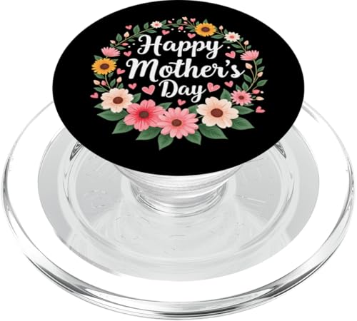 Happy Mother's Day Mama, süßes Blumenmuster für Ehefrau, Mama oder Oma PopSockets PopGrip für MagSafe von Happy Mother's Day Mama Floral Gift Tees