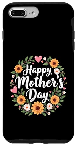 Happy Mother's Day Mama, süßes Blumenmuster für Mama oder Oma Hülle für iPhone 7 Plus/8 Plus von Happy Mother's Day Mama Floral Gift Tees