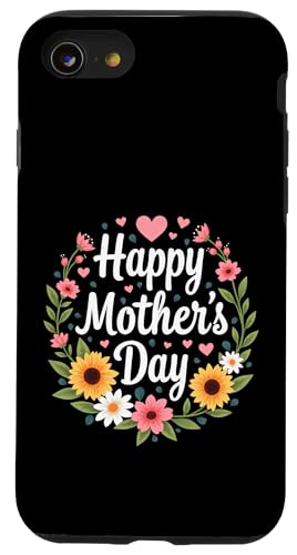 Happy Mother's Day Mama Blumenhemd für Mama Mama Oma Hülle für iPhone SE (2020) / 7 / 8 von Happy Mother's Day Mama Floral Gift Tees