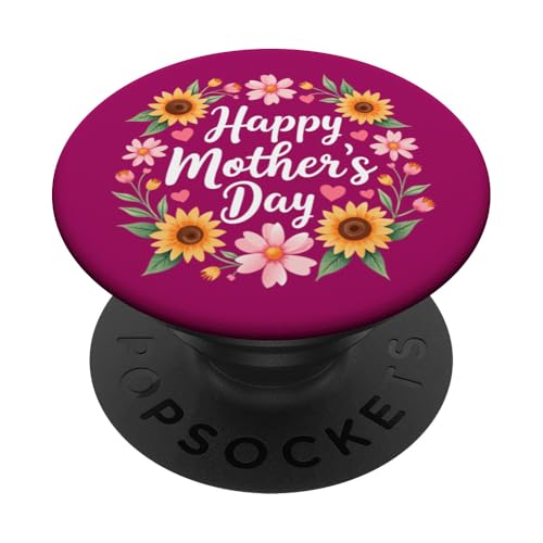 Happy Mother's Day Mama Floral Geschenk Tee für Mama oder Oma PopSockets Klebender PopGrip Happy Mother's Day Mama Floral Geschenk Tee für Mama oder Oma PopSockets Klebender PopGrip von Happy Mother's Day Mama Floral Gift Tees