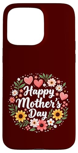 Happy Mother's Day Mama Floral Shirt für Mama oder Oma Hülle für iPhone 15 Pro Max von Happy Mother's Day Mama Floral Gift Tees