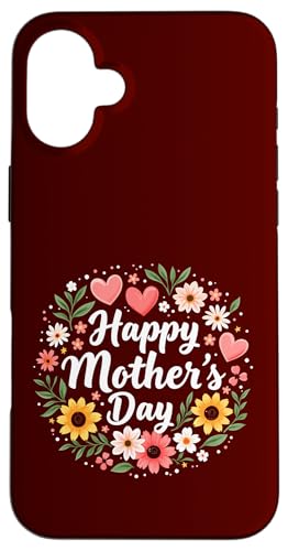Happy Mother's Day Mama Floral Shirt für Mama oder Oma Hülle für iPhone 16 Plus von Happy Mother's Day Mama Floral Gift Tees