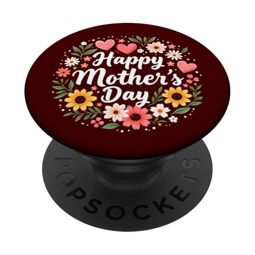 Happy Mother's Day Mama Floral Shirt für Mama oder Oma PopSockets Klebender PopGrip Happy Mother's Day Mama Floral Shirt für Mama oder Oma PopSockets Klebender PopGrip von Happy Mother's Day Mama Floral Gift Tees