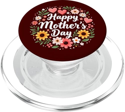 Happy Mother's Day Mama Floral Shirt für Mama oder Oma PopSockets PopGrip für MagSafe von Happy Mother's Day Mama Floral Gift Tees