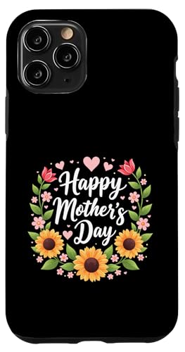 Happy Mother's Day Mama Sonnenblume für Frau Mama Mama Oma Hülle für iPhone 11 Pro von Happy Mother's Day Mama Floral Gift Tees