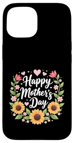 Happy Mother's Day Mama Sonnenblume für Frau Mama Mama Oma Hülle für iPhone 15 Happy Mother's Day Mama Sonnenblume für Frau Mama Mama Oma Hülle für iPhone 15 von Happy Mother's Day Mama Floral Gift Tees