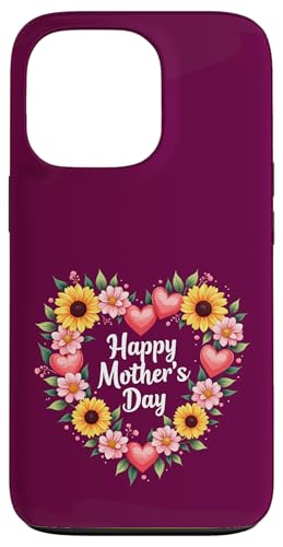 Happy Mother's Day Mama Sonnenblumen für Ehefrau, Mutter oder Oma Hülle für iPhone 13 Pro von Happy Mother's Day Mama Floral Gift Tees