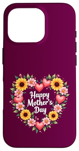 Happy Mother's Day Mama Sonnenblumen für Ehefrau, Mutter oder Oma Hülle für iPhone 16 Pro von Happy Mother's Day Mama Floral Gift Tees
