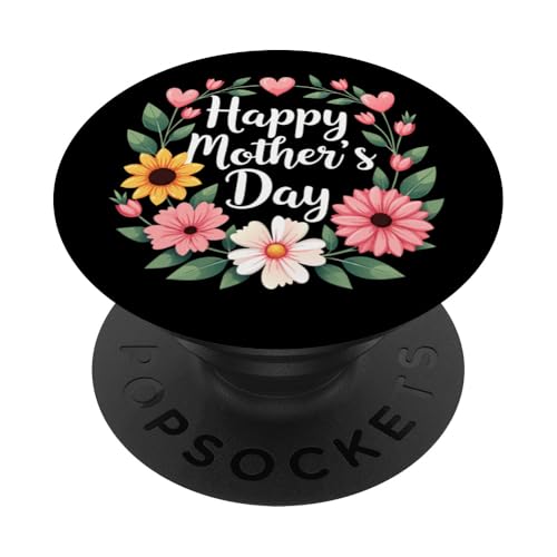 Happy Mother's Day Mommy Süßes Blumenhemd für Damen und Nana PopSockets Klebender PopGrip Happy Mother's Day Mommy Süßes Blumenhemd für Damen und Nana PopSockets Klebender PopGrip von Happy Mother's Day Mama Floral Gift Tees