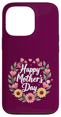 Happy Mother's Day Sonnenblumen Shirt für Frau Mama und Oma Hülle für iPhone 13 Pro Happy Mother's Day Sonnenblumen Shirt für Frau Mama und Oma Hülle für iPhone 13 Pro von Happy Mother's Day Mama Floral Gift Tees