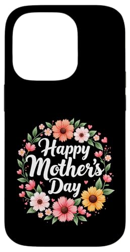 Happy Mother's Day Sonnenblumen Shirt für Frau Mama und Oma Hülle für iPhone 14 Pro Happy Mother's Day Sonnenblumen Shirt für Frau Mama und Oma Hülle für iPhone 14 Pro von Happy Mother's Day Mama Floral Gift Tees